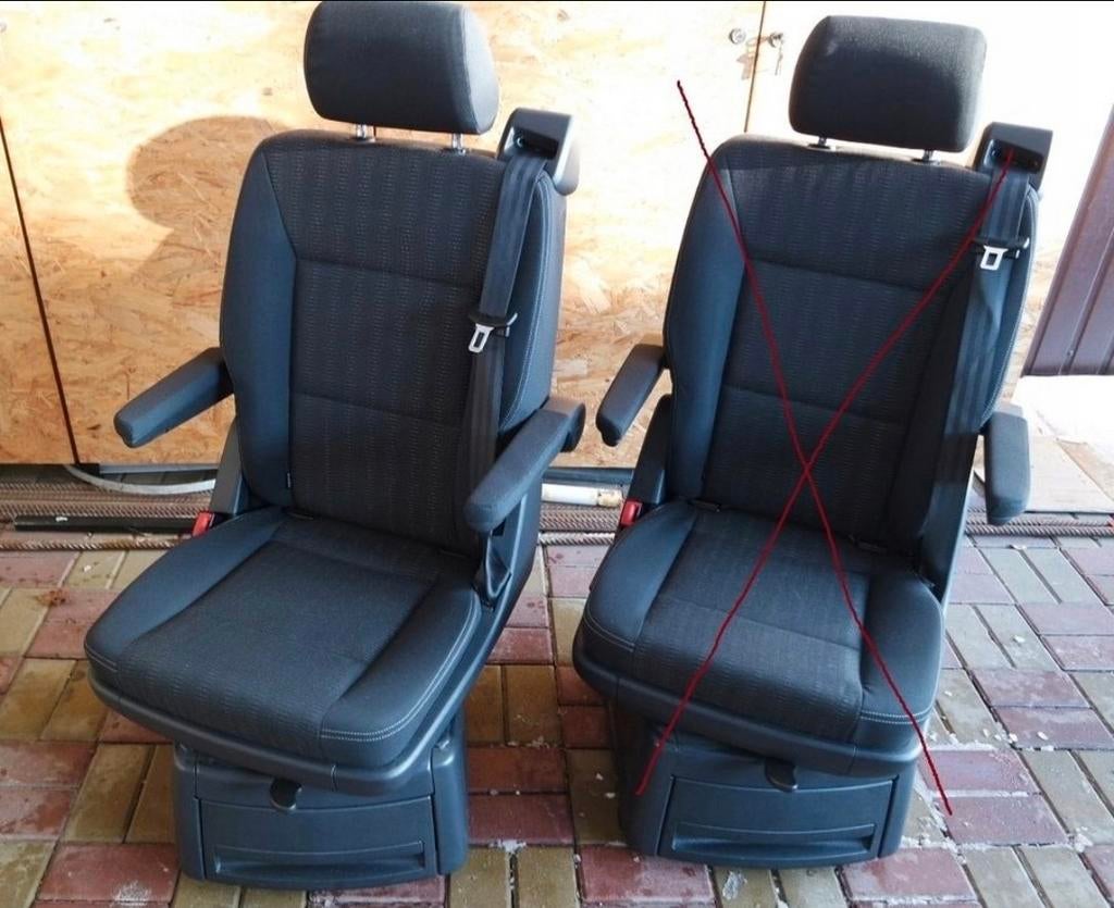 VW TRANSPORTER T5 T6/ MULTIVAN/ CALIFORNIA DRAAISTOEL STOEL, Ophalen of Verzenden