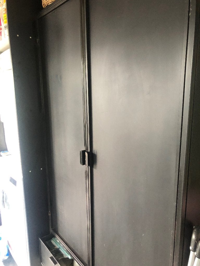 Kasten ijzer, Huis en Inrichting, Ophalen, 100 tot 150 cm, Industriële stijl, Metaal
