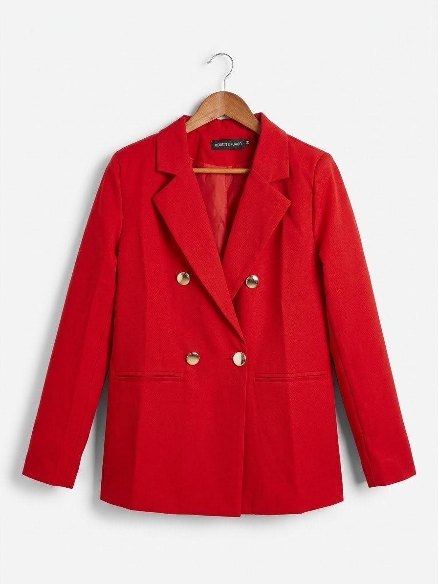 Rode blazer met gouden knopen, NEWSHUISHANG, Ophalen of Verzenden, Nieuw