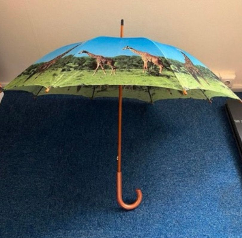 Paraplu met giraffen, Ophalen, Nieuw, Overige kleuren