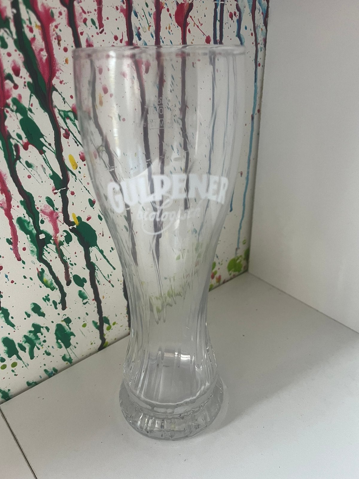 Gulpener biologisch bierglazen set van 6 glazen, Ophalen of Verzenden, Nieuw, Glas of Glazen, Gulpener