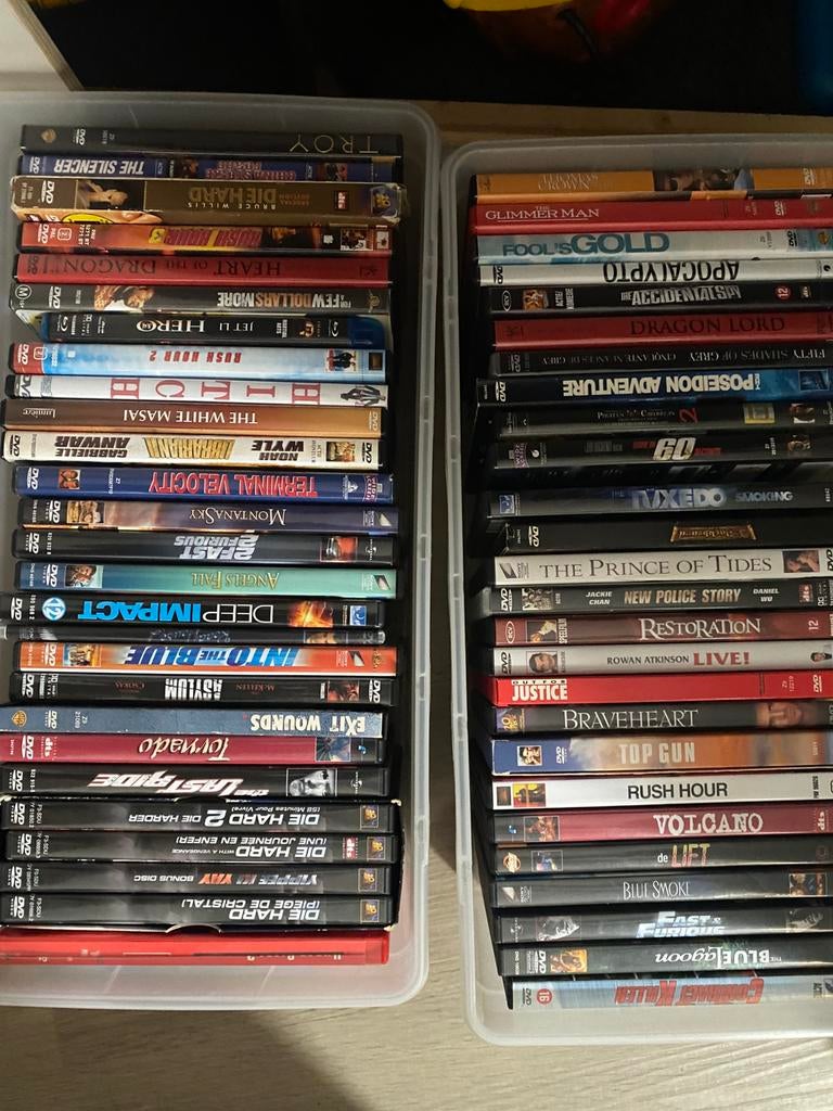 Grote partij dvds films, Alle leeftijden, Ophalen, Gebruikt, Overige gebieden