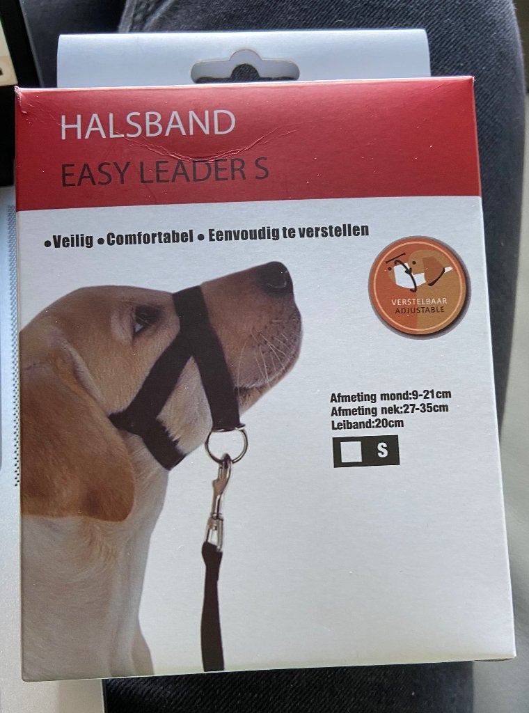 Easy leader Gentle leader maat s, Overige merken, Ophalen of Verzenden, Nieuw, Halsband