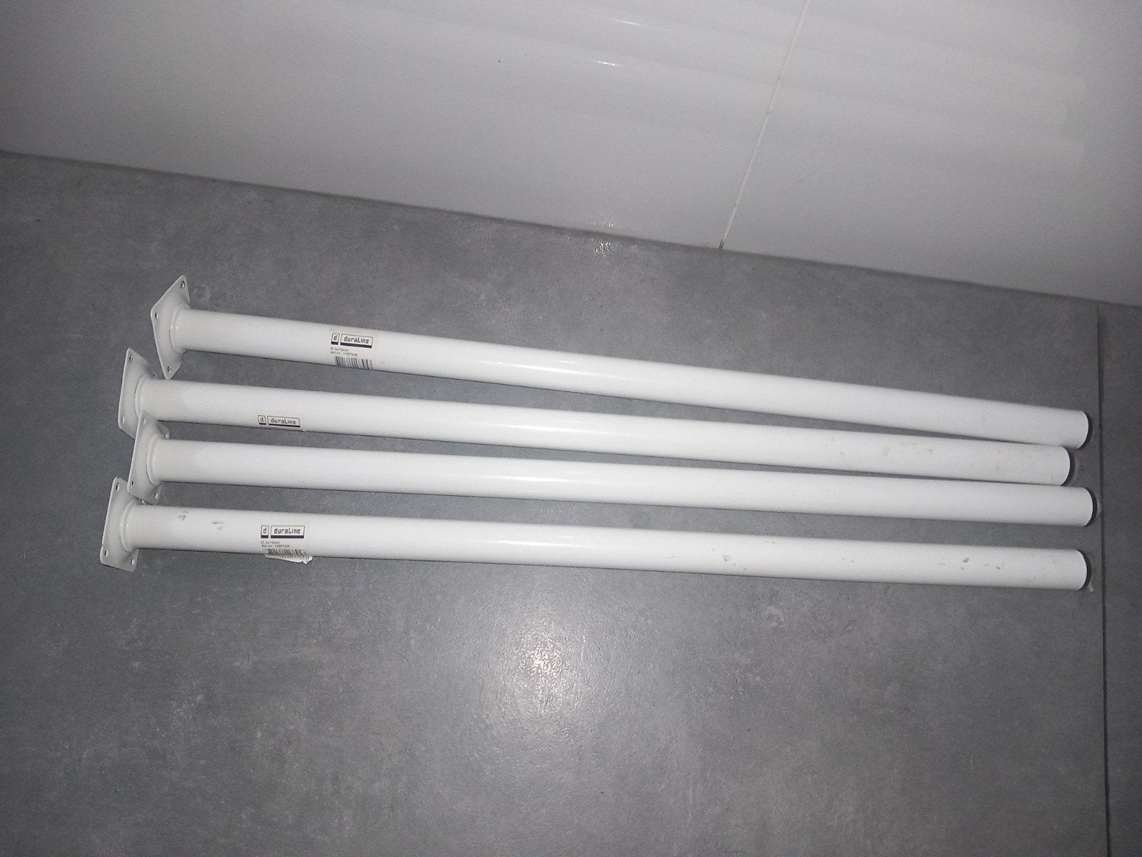Duraline Tafelpoten Ø 3x70cm - Set van 4, Ophalen, Tafelpoot, Gebruikt, 50 tot 100 cm