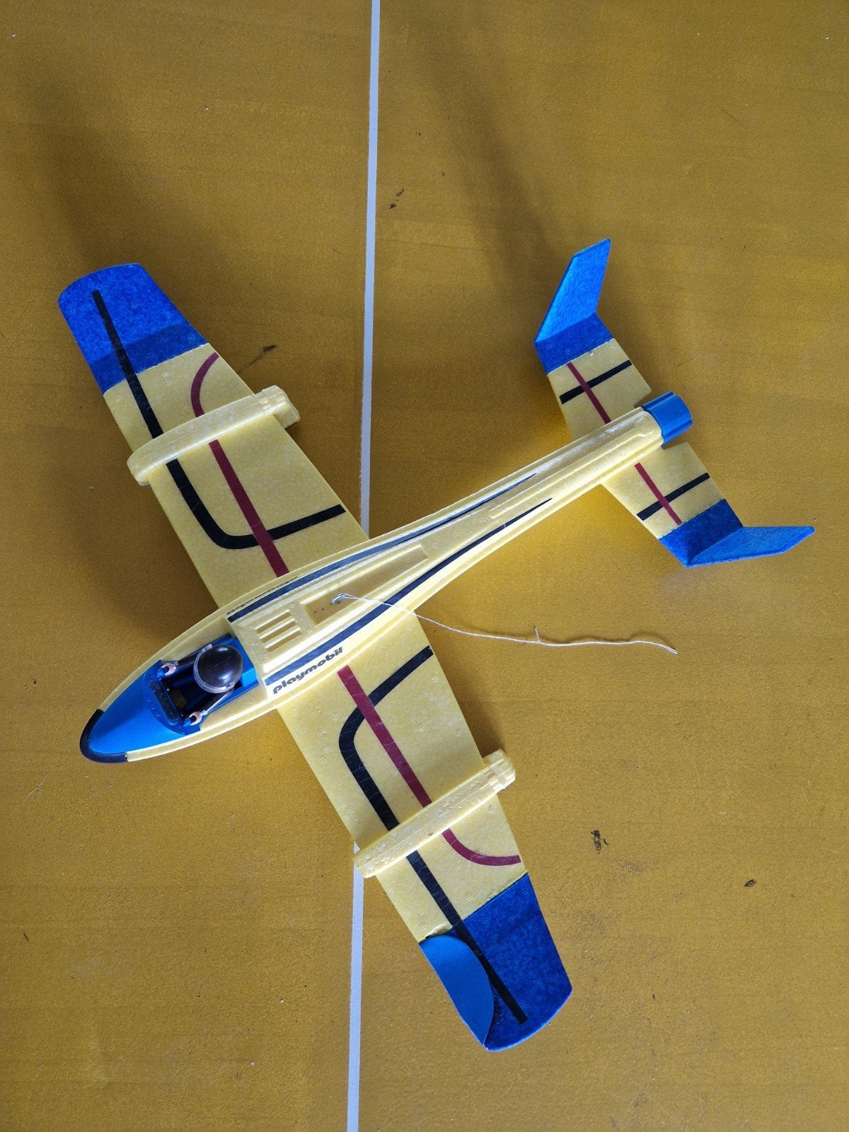 Playmobil Zweefvliegtuig met piloot 70057, Ophalen of Verzenden, Gebruikt, Overige typen