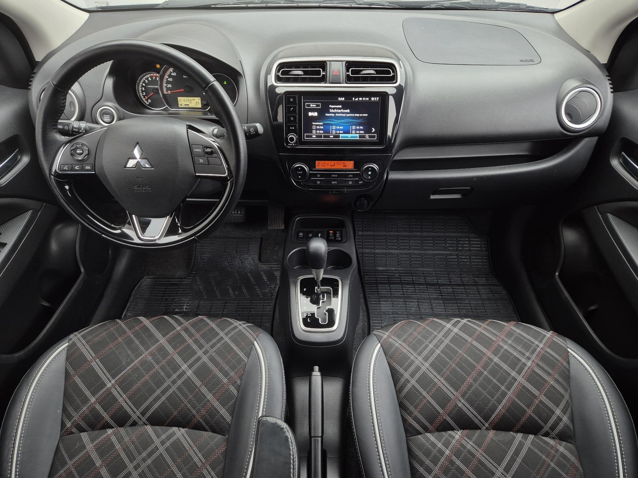 Mitsubishi Space Star 1.2 Instyle Automaat / Navigatie via A, Stof, Gebruikt, Automatische klimaatregeling, Bedrijf