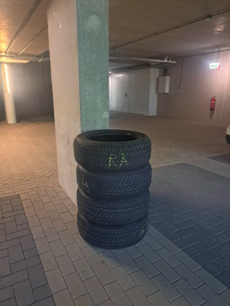 set winterbanden Vredestein 225/55R17, Auto-onderdelen, Banden en Velgen, Ophalen, Gebruikt, 17 inch, Winterbanden