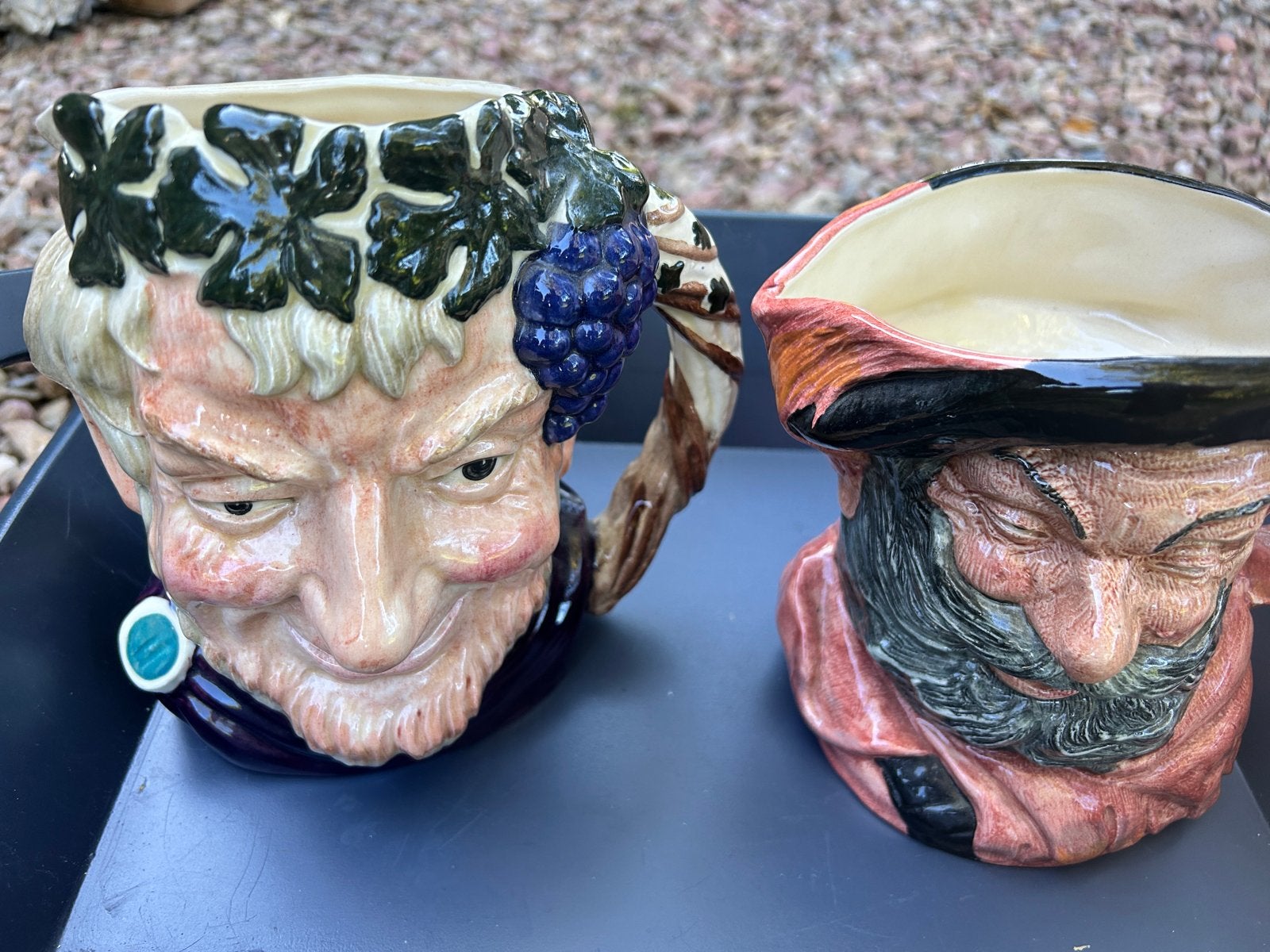 Doulton XL Toby Jugs: Bacchus & Falstaff (Onbeschadigd), Antiek en Kunst, Ophalen of Verzenden