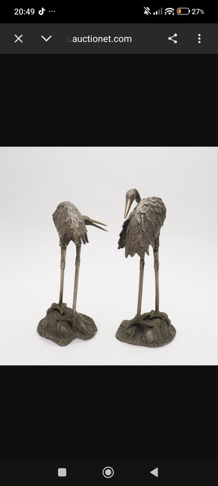 Decoratieve Kraanvogels - Set van 2, Ophalen of Verzenden