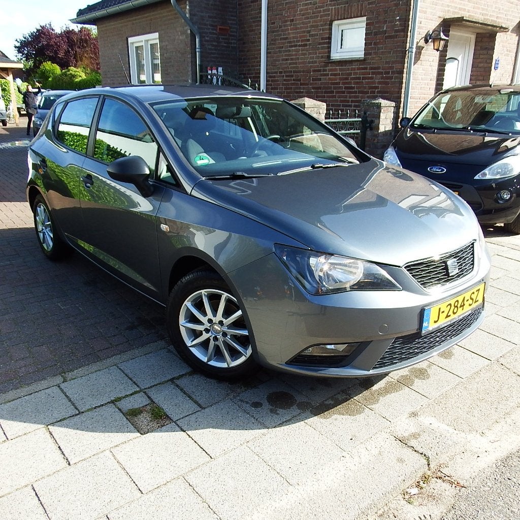 Seat Ibiza 1.2 2012 Grijs 5 drs Airco gr beurt,  nwe apk !!!, Auto's, Voorwielaandrijving, Stof, Ibiza, Bedrijf