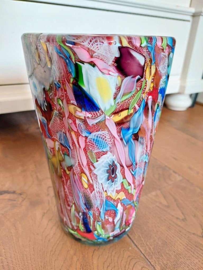 Vintage Murano-glazen vaas uit de jaren '50 (perfecte staat), Ophalen
