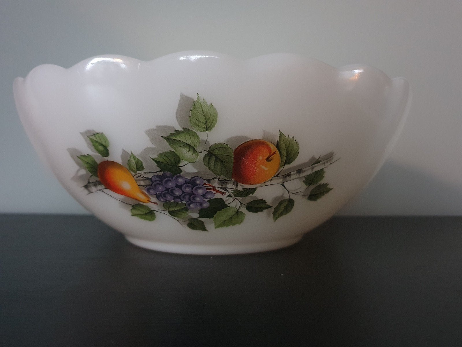 Mooie Arcopal schaal fruit de France jaren 70, Ophalen of Verzenden, Huis en Inrichting