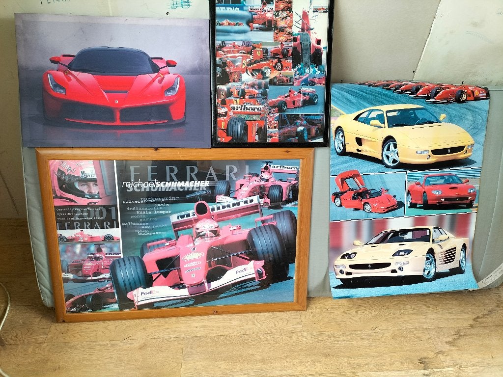 Ferrari posters gratis, Ophalen, Gebruikt, A1 t/m A3, Overige vormen