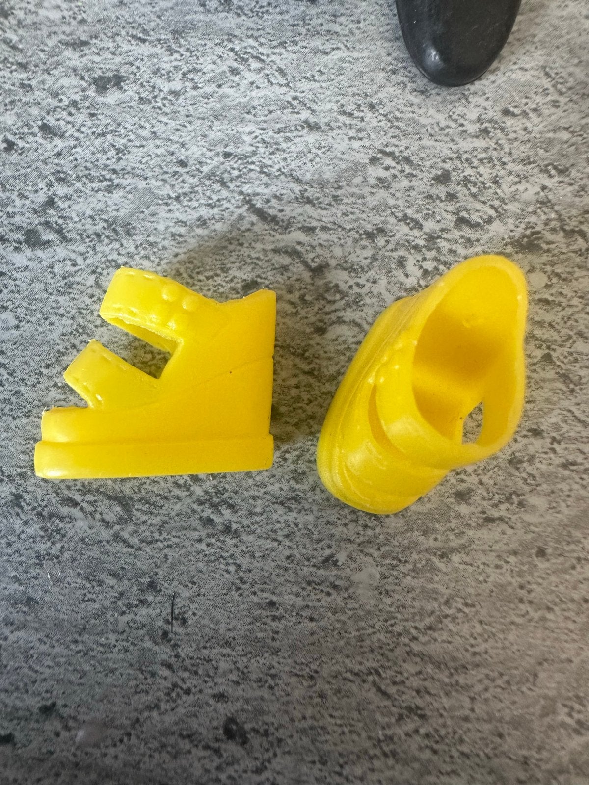 Hakken Barbie vintage geel, Ophalen of Verzenden, Gebruikt, Barbie