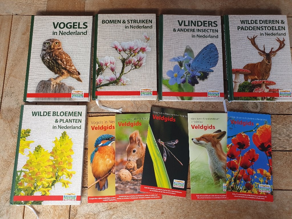 Set van 5 compacte natuurboeken + 5 veldgidsen, Boeken, Diverse auteurs, Ophalen of Verzenden, Zo goed als nieuw, Natuur algemeen