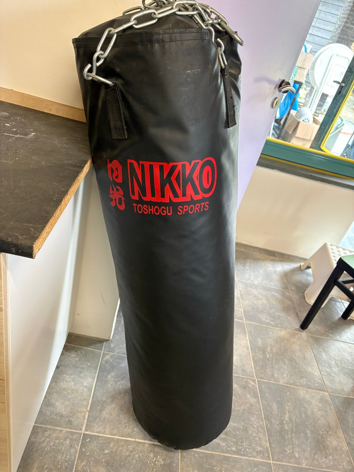 Nikko Bokszak met ophangketting, Sport en Fitness, Ophalen, Gebruikt, Bokszak