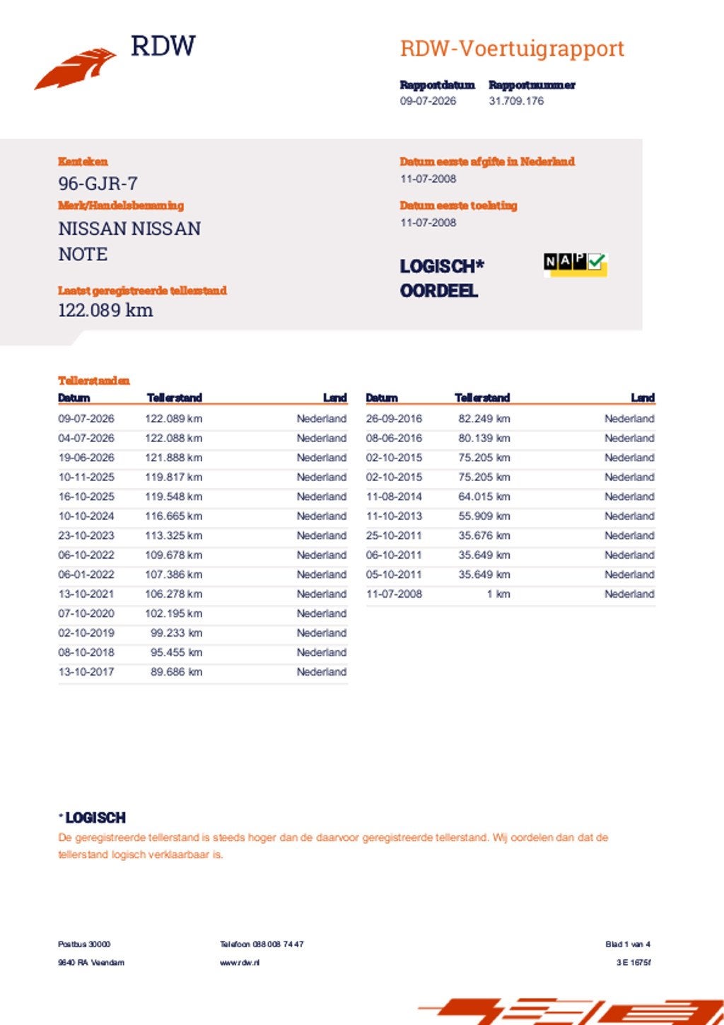 Nissan Note | CARPLAY | AUTOMAAT | APK | LAGE KM | AIRCO | N, Auto's, Dealer onderhouden, Gebruikt, 4 cilinders, Met garantie (alle)