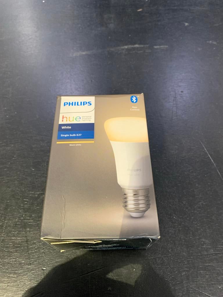 Philips Hue White E27 LED Lamp - Warm Wit, Led-lamp, 60 watt of meer, Nieuw, E27 (groot)