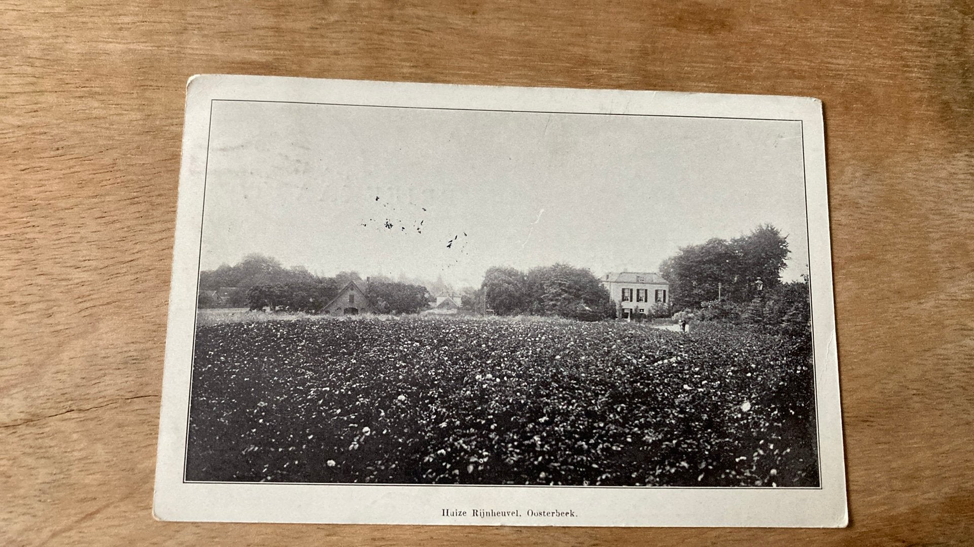 Oude ansichtkaart Oosterbeek Huize Rijnheuvel 1912, Ophalen of Verzenden, Voor 1920, Gelopen, Gelderland