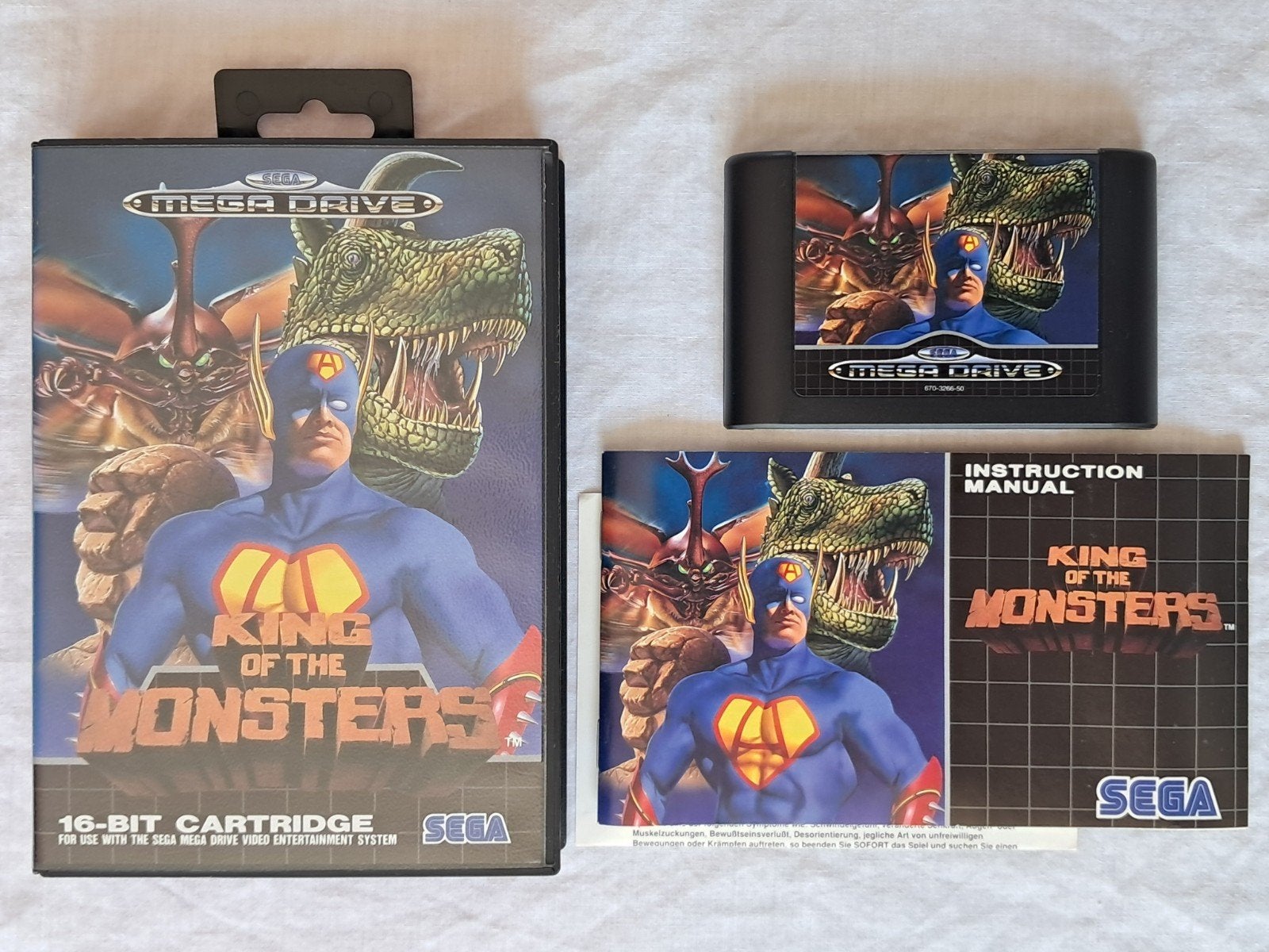 King of The Monsters - SEGA Mega Drive, Gebruikt, Vechten, 2 spelers, Eén computer