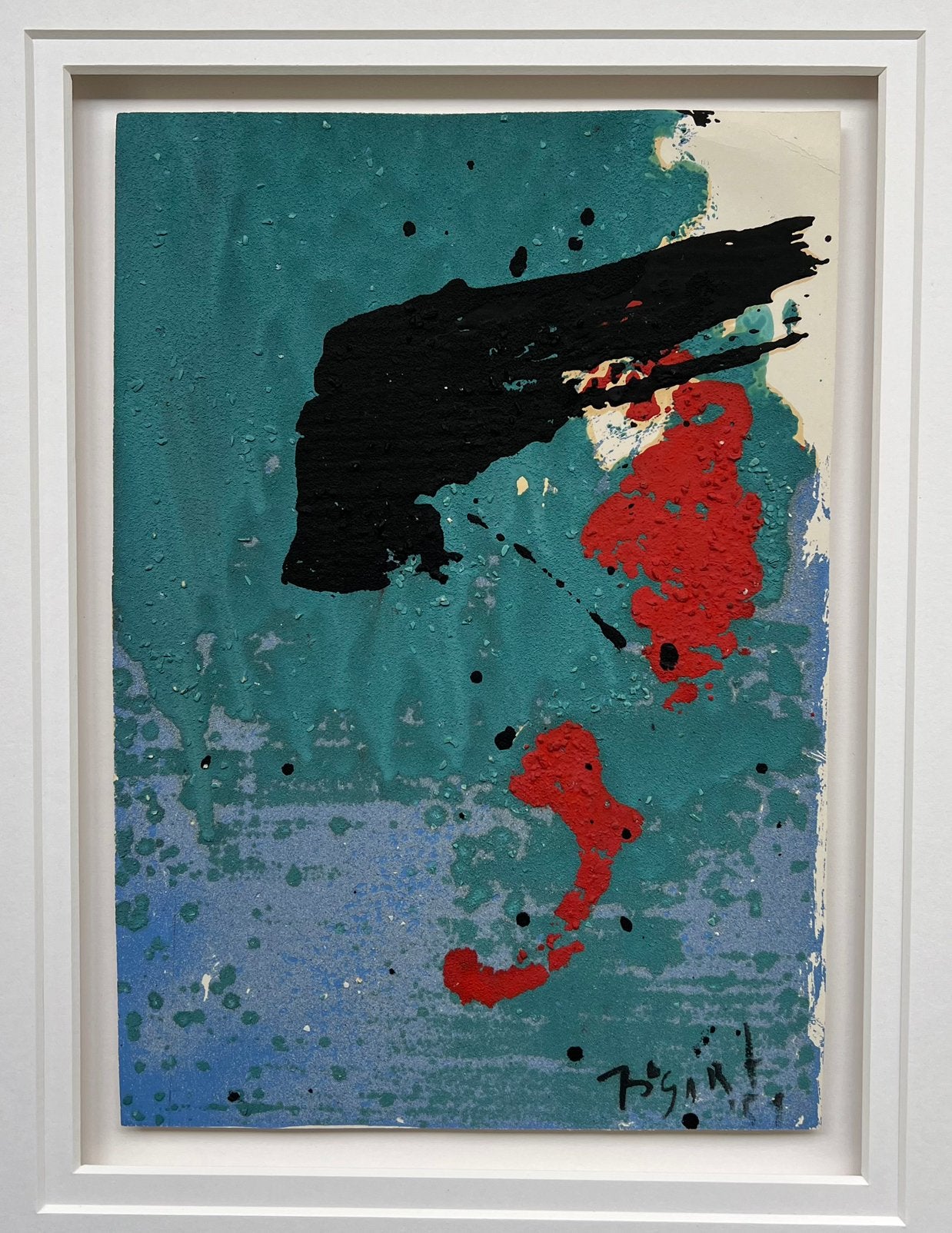 Bram Bogart, originele gouache uit 1959, Antiek en Kunst, Ophalen of Verzenden