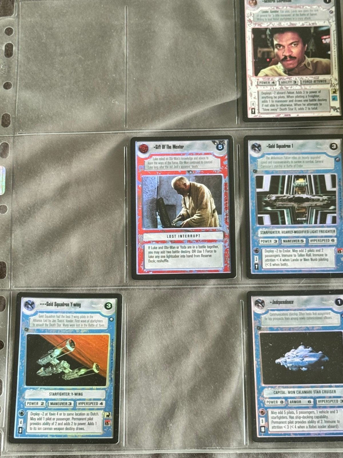 Star Wars CCG Reflections II Foil kaarten mix, Ophalen of Verzenden, Zo goed als nieuw, Foil