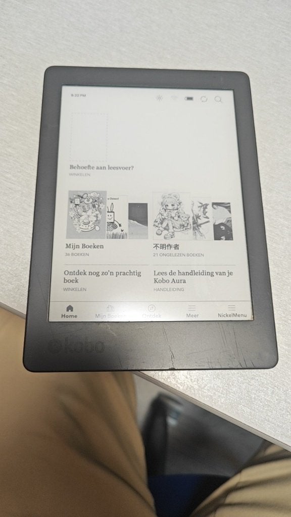 Kobo Aura E-reader, Computers en Software, E-readers, Ophalen of Verzenden, Gebruikt, 6 inch of minder, 4 GB of minder