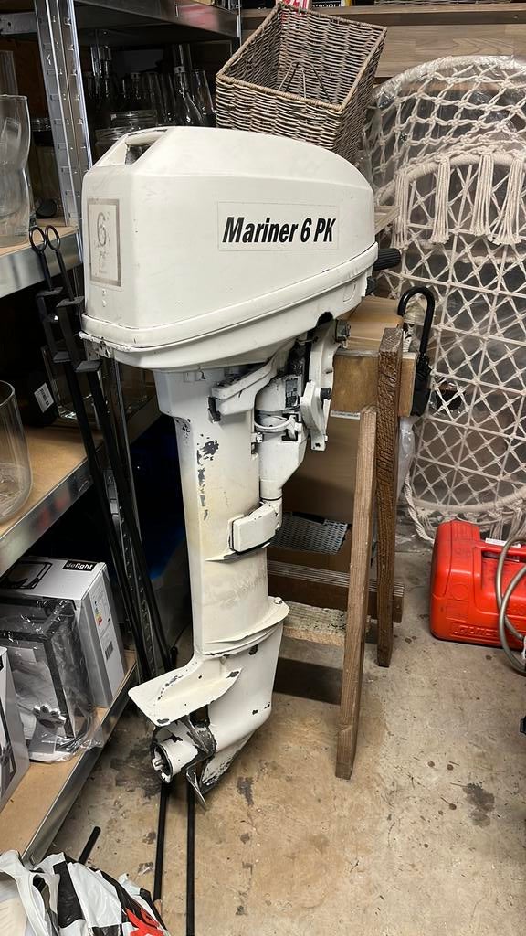 Mariner 6 PK Buitenboordmotor - Betrouwbaar en Krachtig, Ophalen, Gebruikt, 5 tot 10 pk, Buitenboordmotor