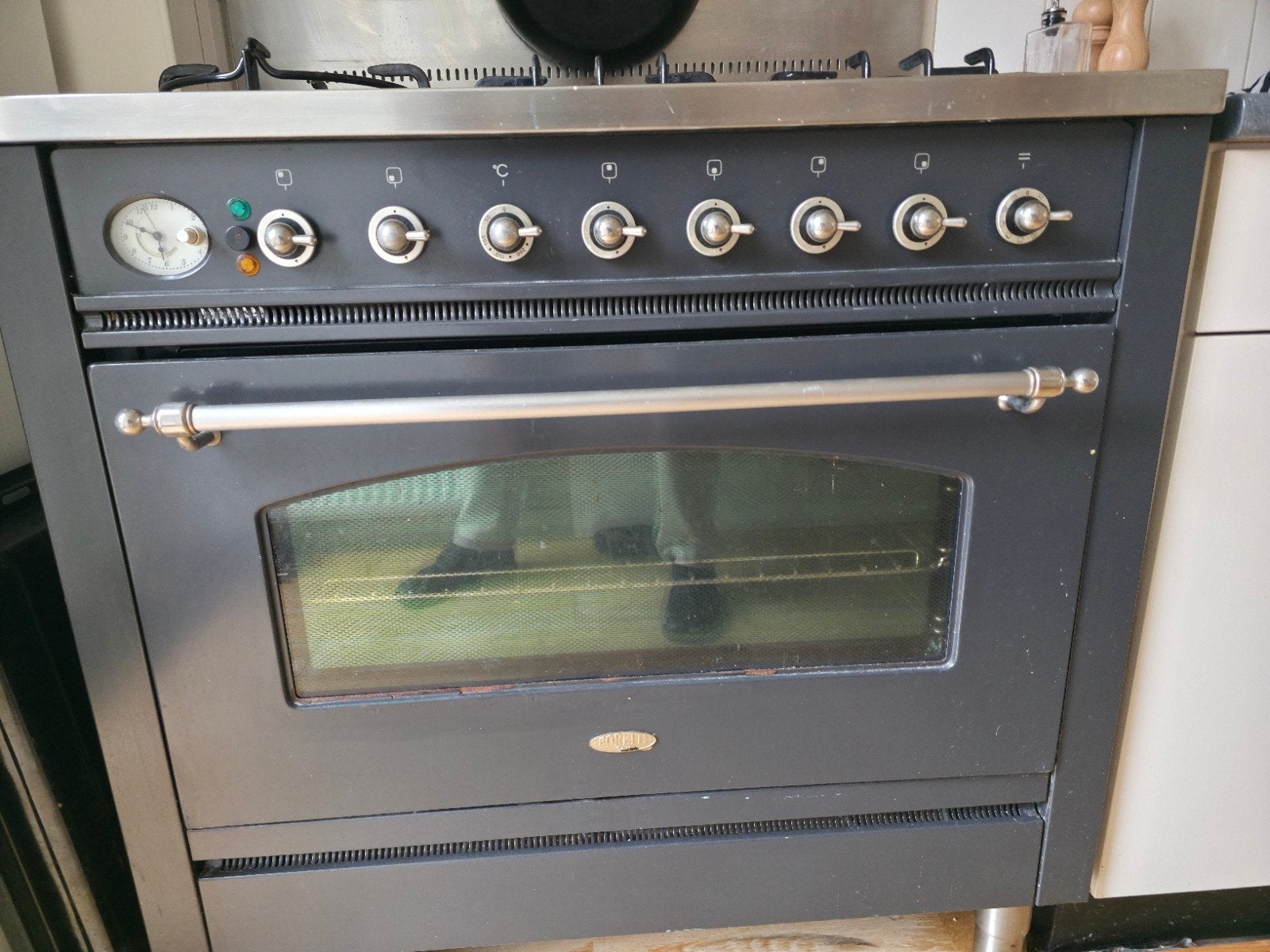 Boretti Ilve Fornuis met Oven, Ophalen, Gebruikt, Hete lucht, 60 cm of meer