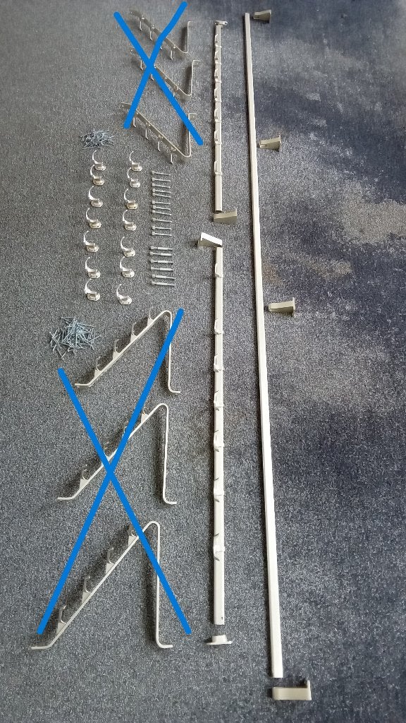 Garderobebeslag van het kwaliteitsmerk HERMETA, Huis en Inrichting, Wandkapstok, Ophalen of Verzenden, Zo goed als nieuw, Minder dan 100 cm