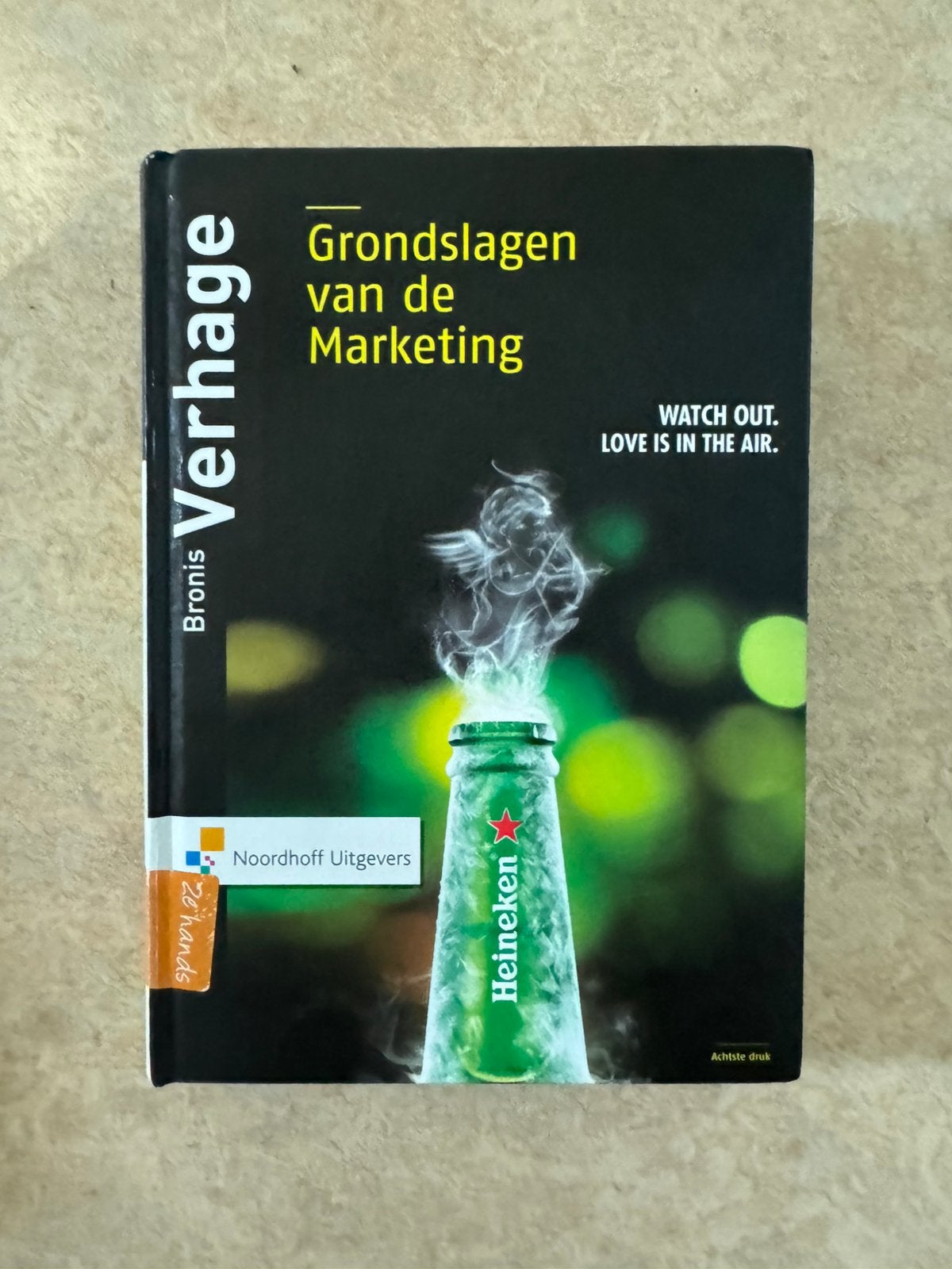 Grondslagen van de Marketing – Bronis Verhage – 8e druk, Ophalen of Verzenden, Zo goed als nieuw, Economie en Marketing