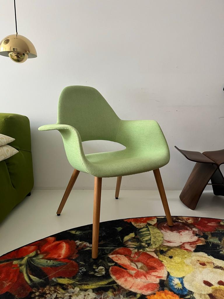 Vitra Organic Lounge fauteuil Eames x Saarinen, Huis en Inrichting, Stoelen, Ophalen, Zo goed als nieuw, Eén