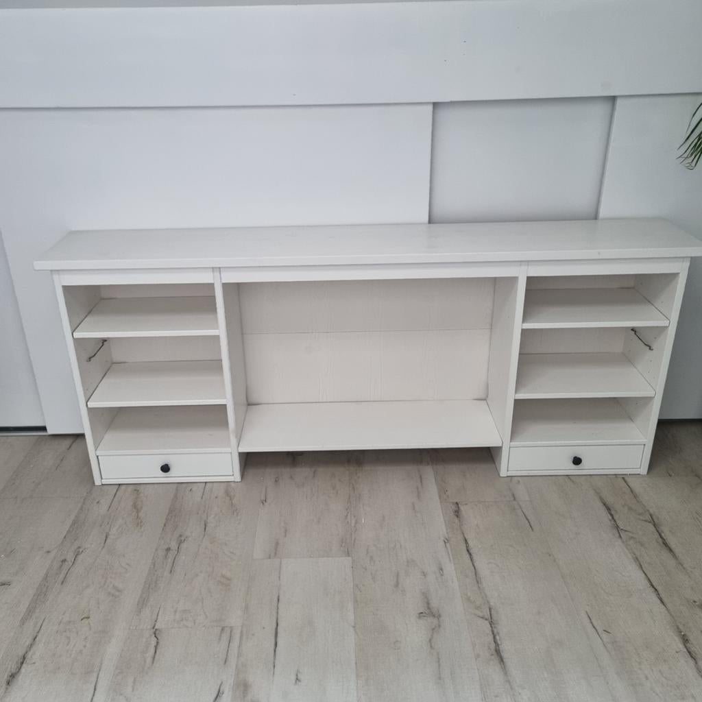 Buro opzetstuk Ikea Hemnes, Huis en Inrichting, Bureaus, Met lades, Gebruikt, Spaanplaat of MDF, Ophalen of Verzenden