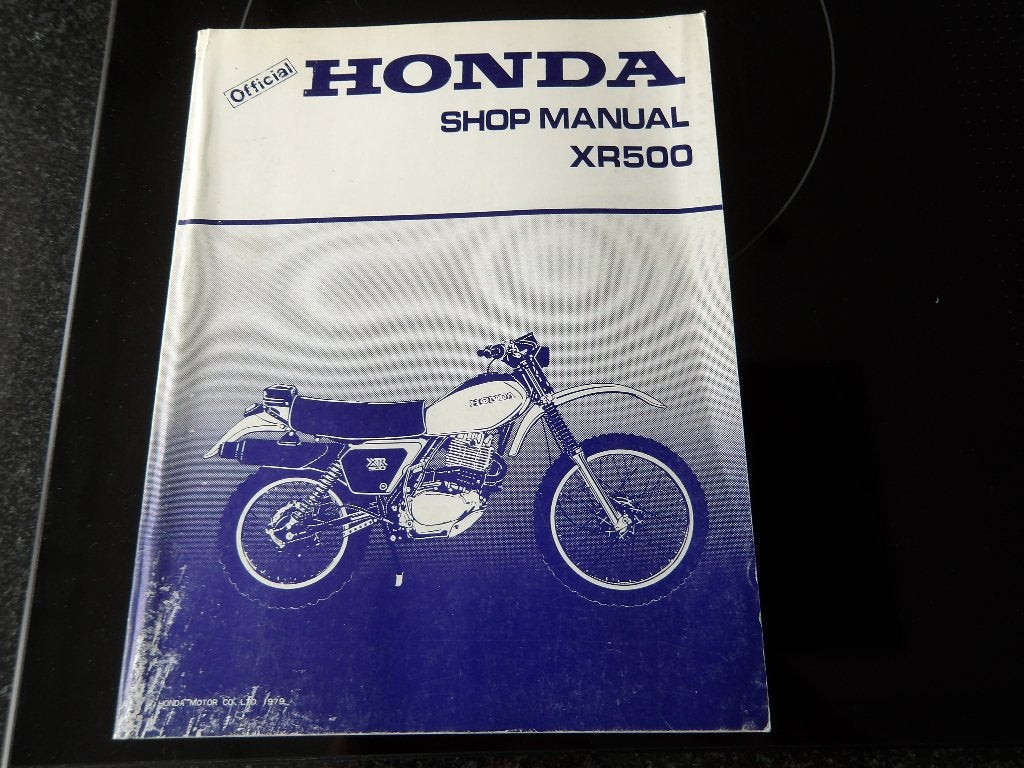 Honda XR500 Officiële Werkplaatshandboek, Verzenden, Honda