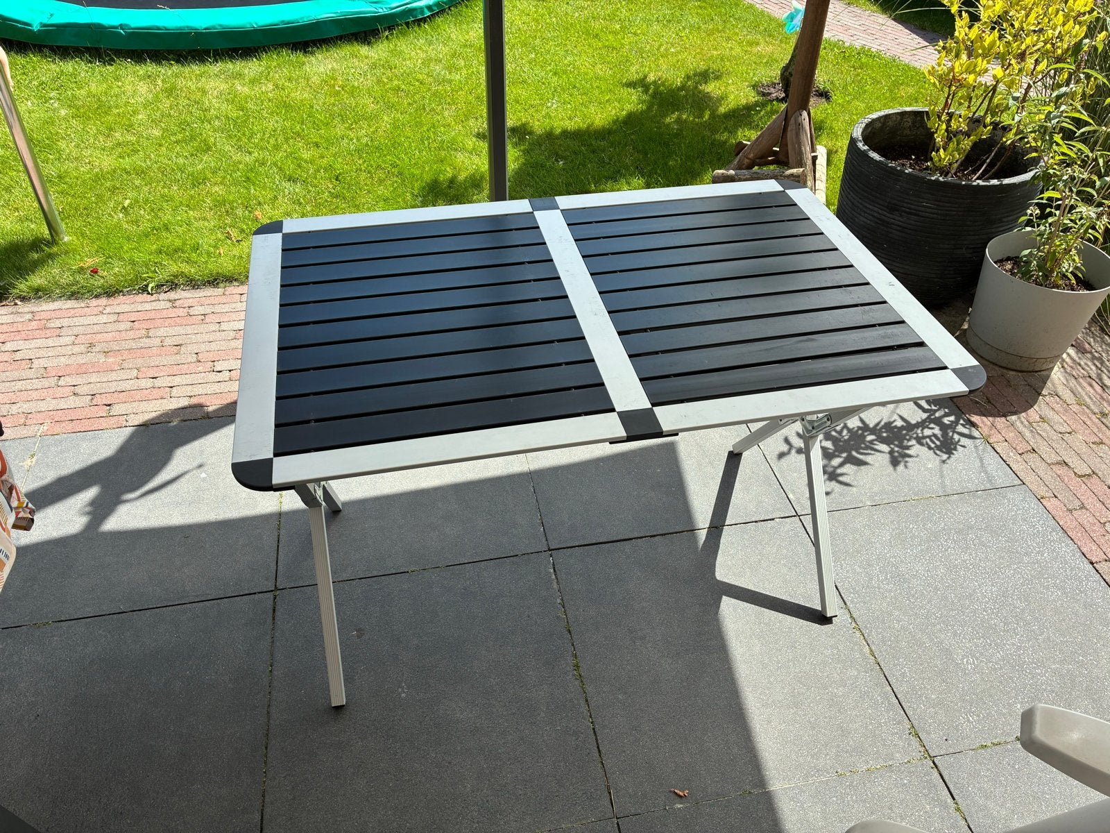 Handige opvouwbare campingtafel ca.70x110cm icl. Opbergzak, Ophalen, Gebruikt, Campingtafel