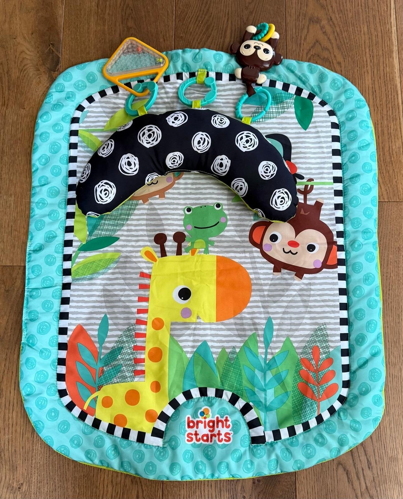 Bright Starts Baby Speelmat Buiktrainer met Speeltjes, Kinderen en Baby's, Speelgoed | Babyspeelgoed, Ophalen of Verzenden, Zo goed als nieuw