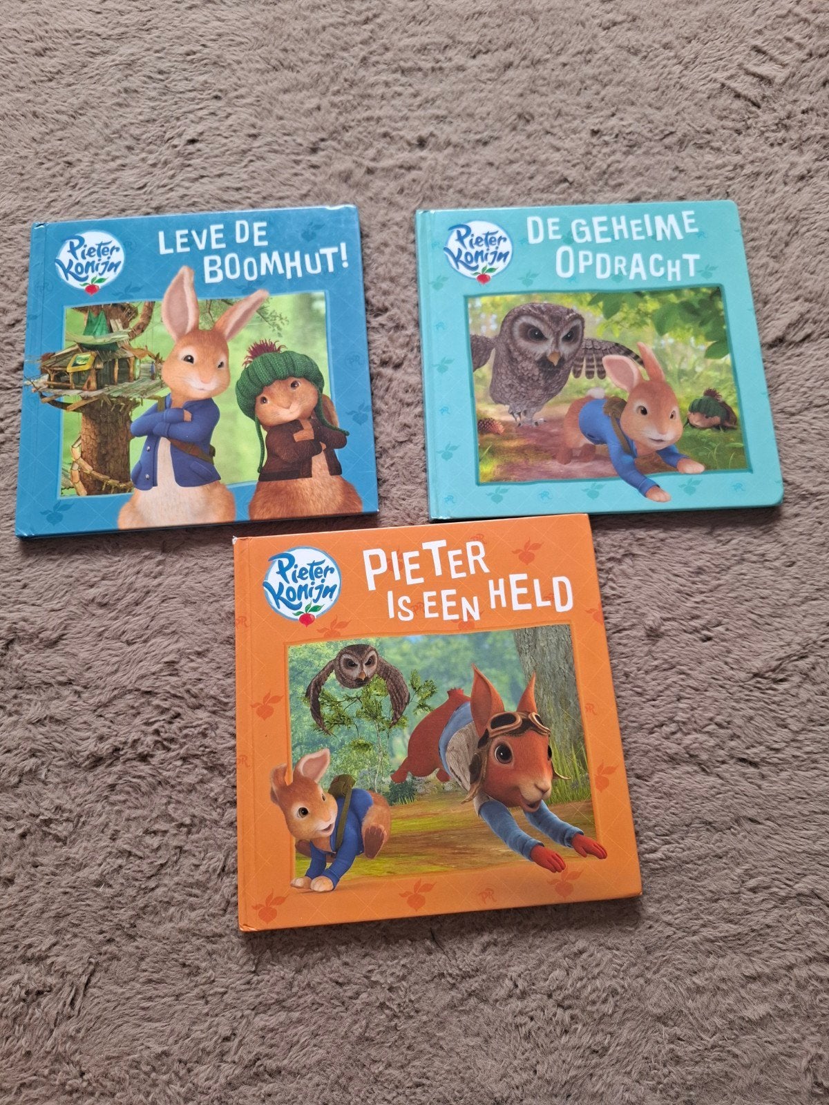 Pieter Konijn boekjes - 3-delige set in nette staat, Ophalen of Verzenden, Zo goed als nieuw, Beatrix Potter, 2 tot 3 jaar