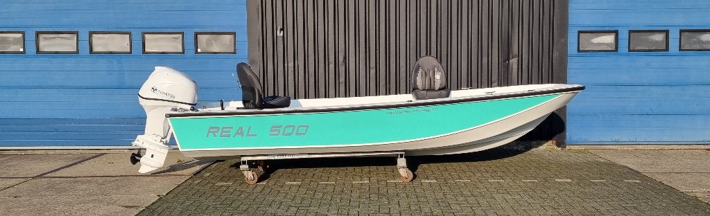 Real 500 Fish | Kwaliteit | visboot, Watersport en Boten, Tender, 5 m, Ophalen of Verzenden, Zo goed als nieuw