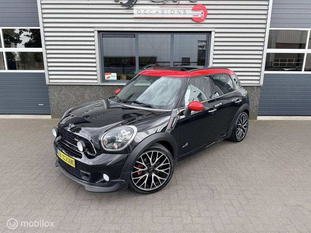 Mini Countryman 1.6 John Cooper Works ALL4 Chili TOPSTAAT!, Auto's, Mini, Euro 5, Gebruikt, Zwart, Vierwielaandrijving