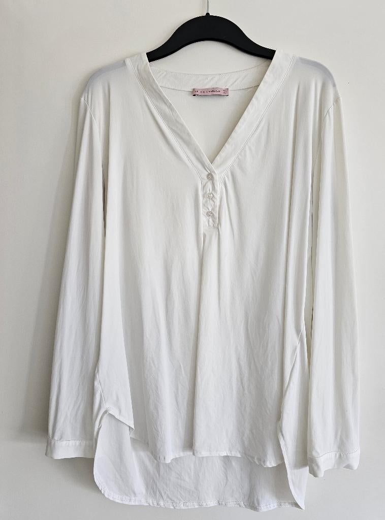 Studio Anneloes blouse Evi wit mt L, Kleding | Dames, Blouses en Tunieken, Studio Anneloes, Wit, Maat 42/44 (L), Ophalen of Verzenden