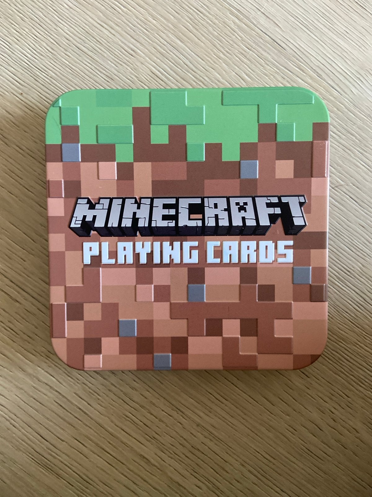 Minecraft Speelkaarten gloed nieuw., Een of twee spelers, Ophalen of Verzenden, Zo goed als nieuw