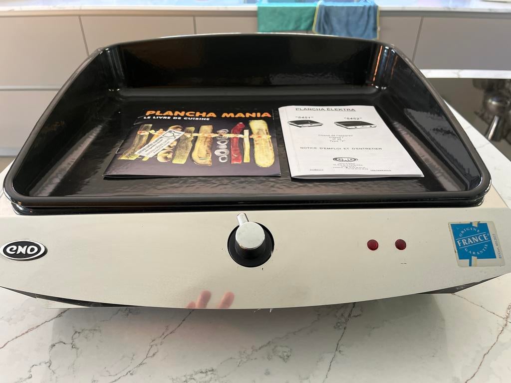 ENO Plancha Elektra Tafelgrill - Zo goed als nieuw, Ophalen of Verzenden, Zo goed als nieuw, Tafelgrill