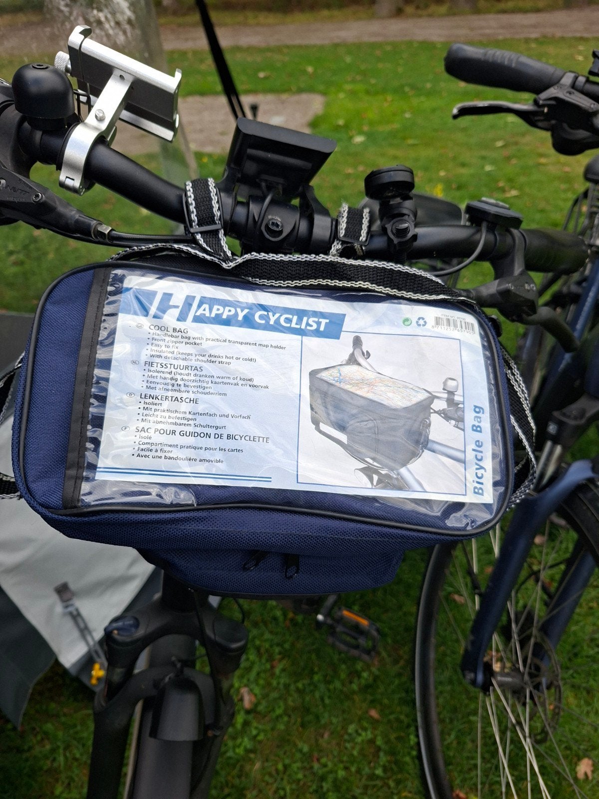 Happy Cyclist Fiets Stuurtas - Geïsoleerd met Kaarthouder, Fietsen en Brommers, Fietsaccessoires | Fietstassen, Ophalen of Verzenden