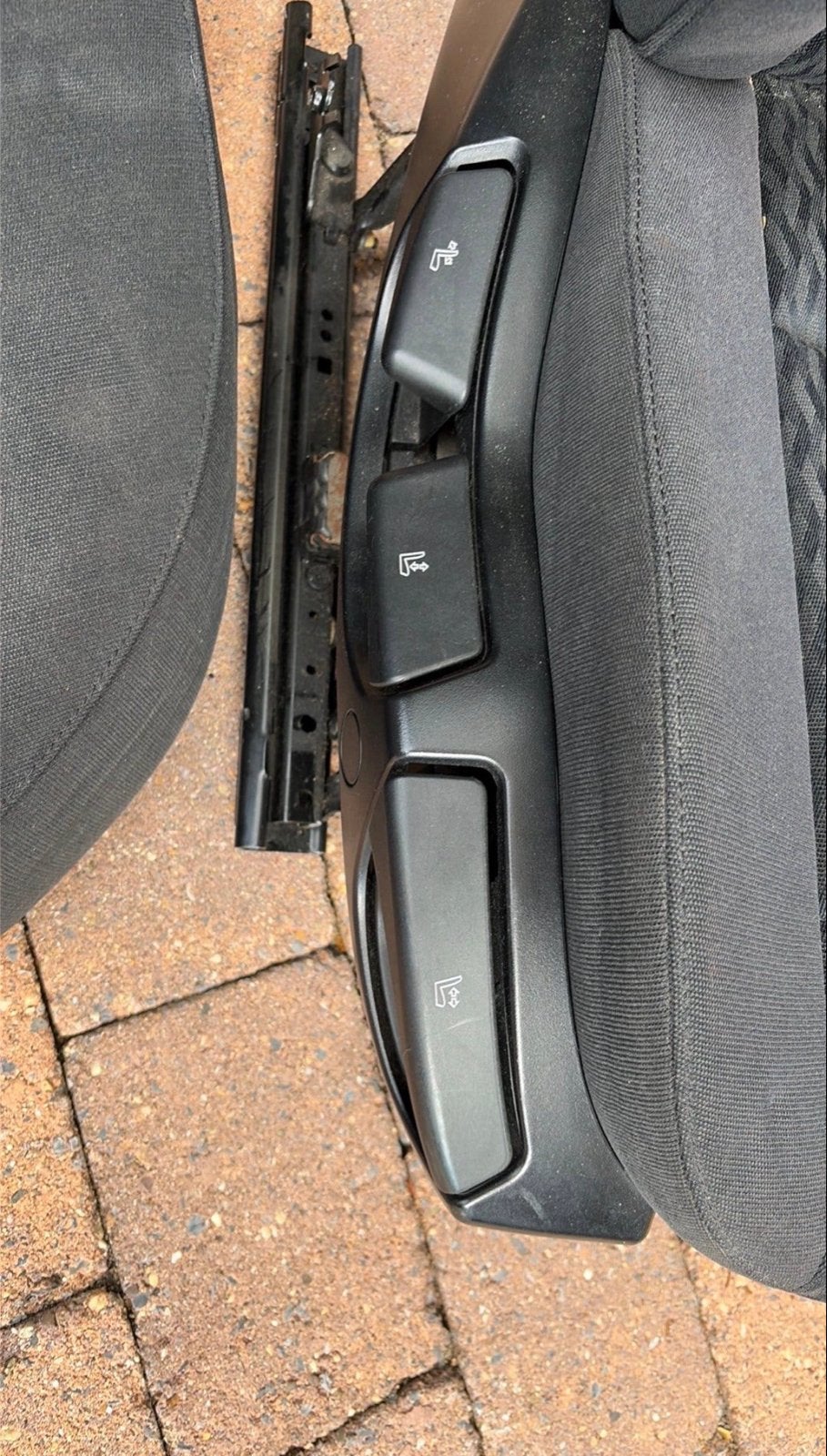 BMW E46 Bekleding Interieur Stoelen Bank Zwart Stof, Auto-onderdelen, Interieur en Bekleding, Ophalen, Gebruikt, BMW