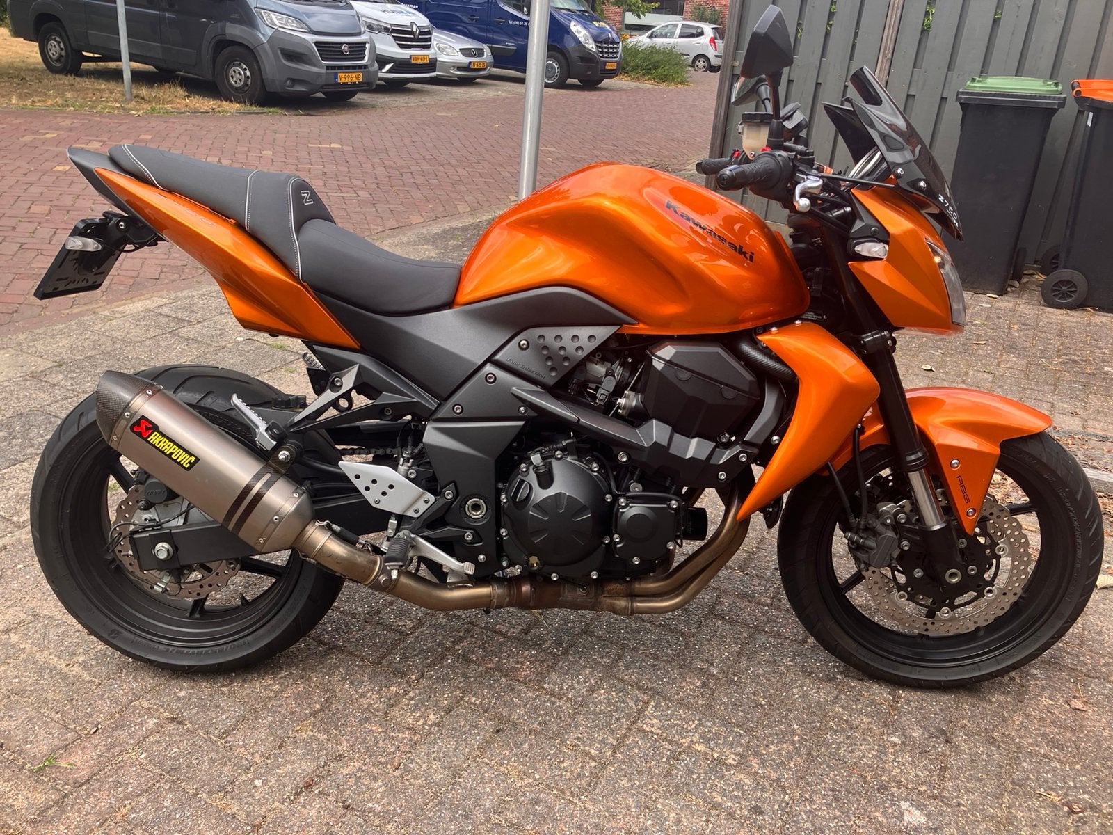 Mooie Kawasaki z750 olie oranje, Particulier, Naked bike