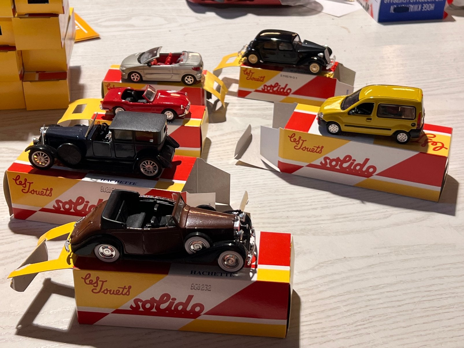De eeuw van de automobiel 1-67 en 62 solido modelauto’s, Ophalen of Verzenden