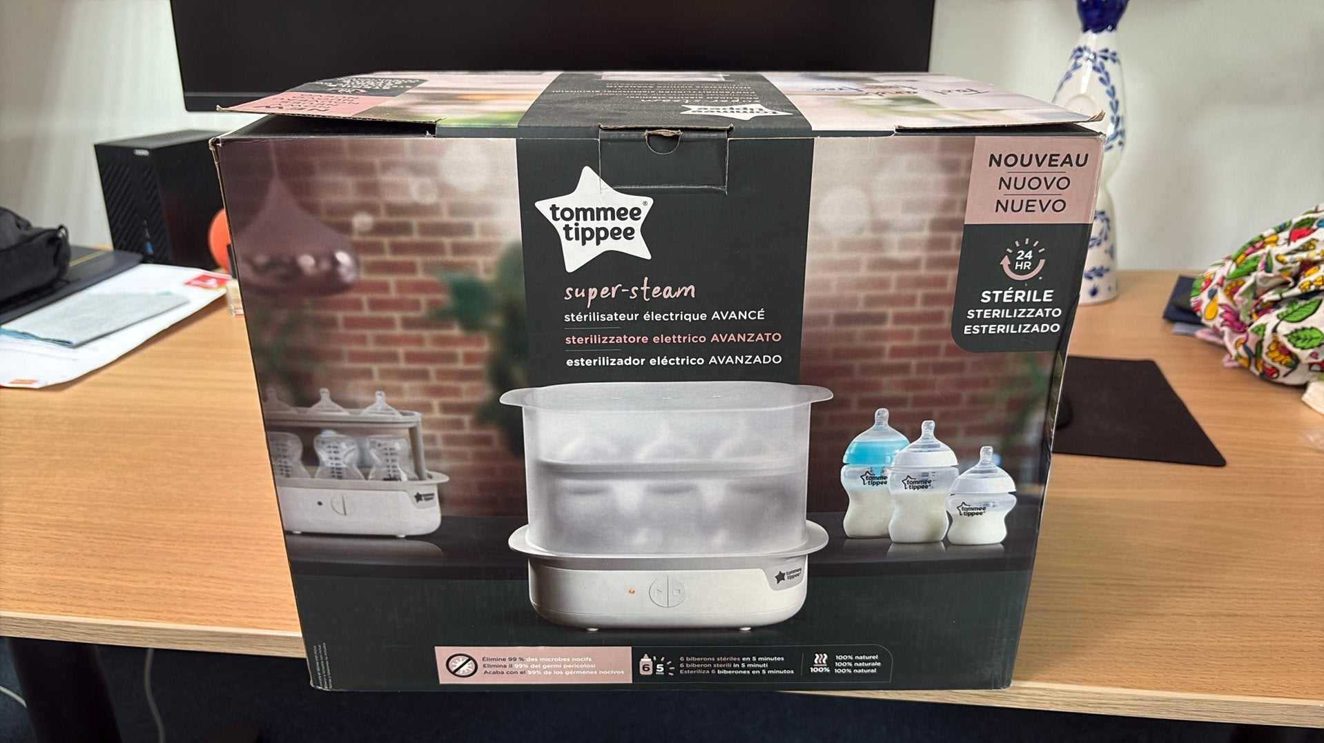 Tommee Tippee Super-Steam Elektrische Sterilisator, Ophalen, Zo goed als nieuw