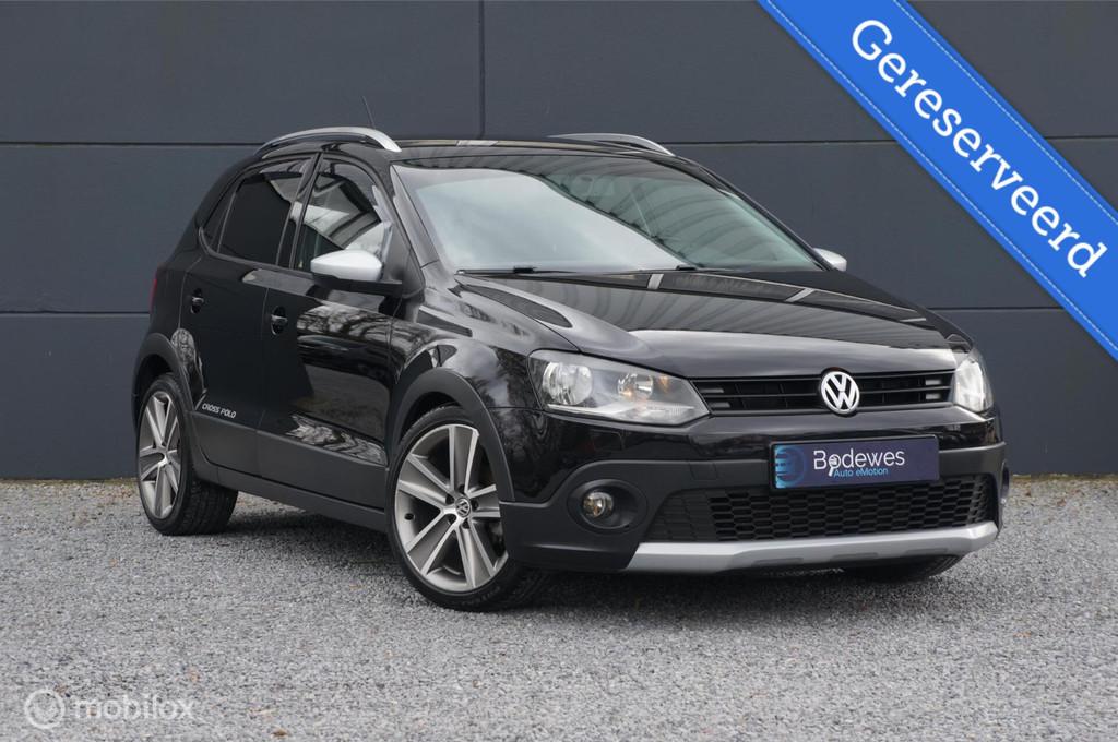 Volkswagen Polo 1.4-16V Cross Polo Airco Stoelver 17" Inch !, Auto's, Volkswagen, Voorwielaandrijving, Zwart, 4 cilinders, Zwart