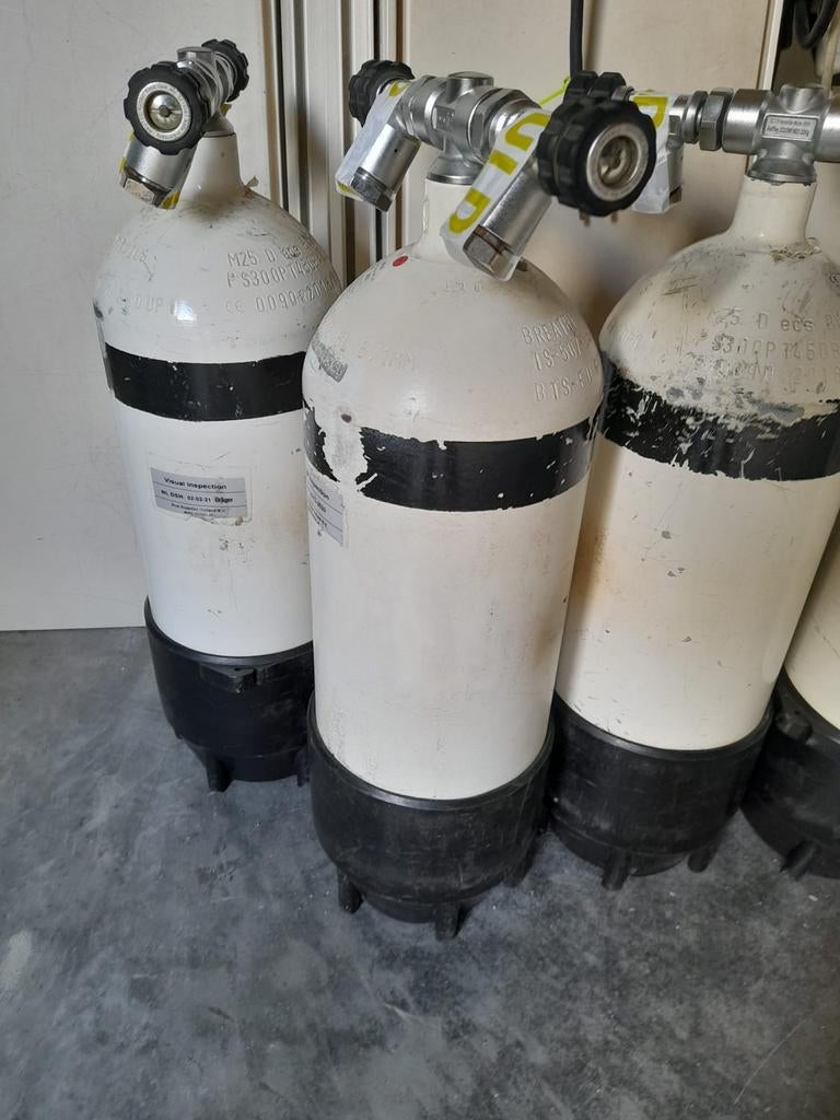 8 liter 300 bar, Ophalen, Gebruikt, Duikfles