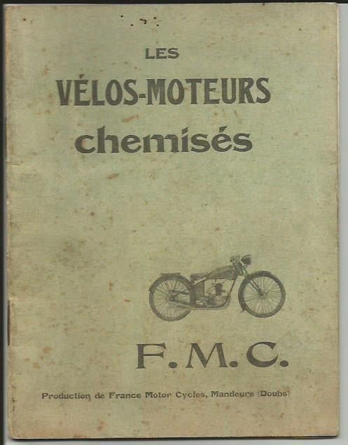 FMC France Motor Cycles notice handleiding (5264z), Ophalen of Verzenden, Overige merken
